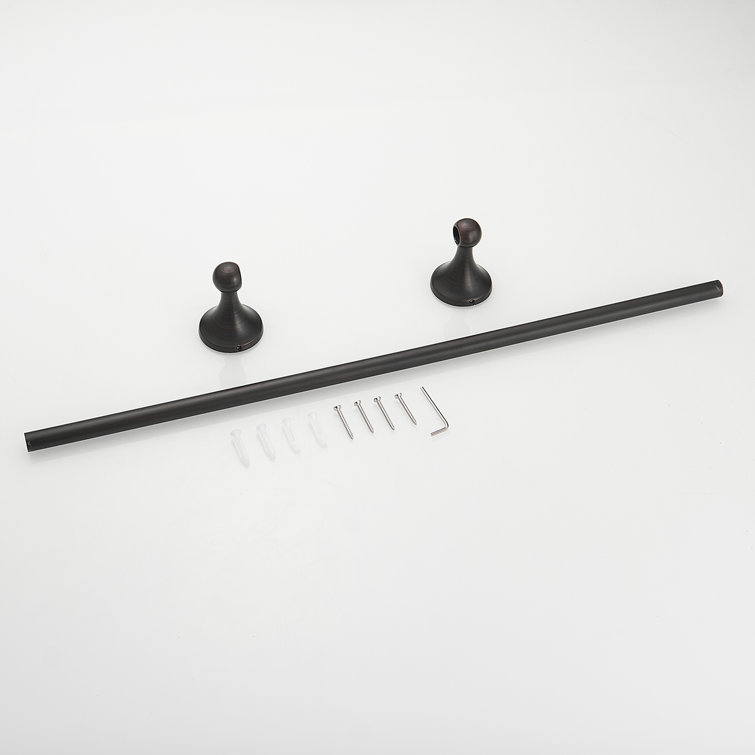 Traditional 24 In. Wall Mount Bathroom Accessoreis Towel Bar Space Saving And Easy To Install