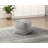 Square Pouf Jacquard Fabric Upholstery Modern Ottoman