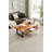 Live Edge Coffee Table with U Shaped Legs and South American Walnut, with Drawer Storage-563273367