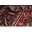 Tapis décoratif en laine de conception unique noué à la main New Age Heriz Serapi rouge 9 pi 9 po x 14 pi