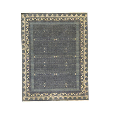 Canterbury Hand-Knotted High-Quality Blue Area Rug