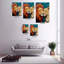Impression sur toile, art de couple de lion, décoration murale de la faune, impression d'animaux Safari-2 affiche rétro-280596834