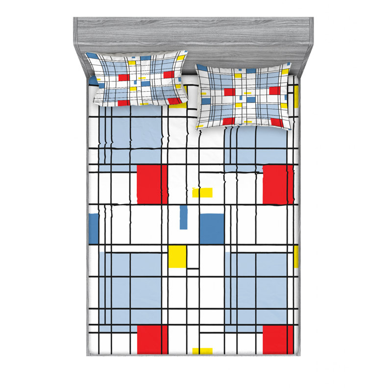 Microfiber Sheet Set, Full Sheet Set with Fitted Sheet
