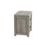 Table de chevet 2 tiroirs en bois au fini gris