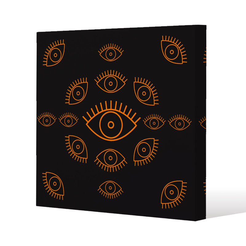 Eye Icon Canvas Print by Andrew Lee - Wrapped Canvas Print