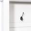 White Farmhouse 4-In-1 Hall Tree With 6 Hooks