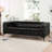 Natsue 84.06'' Faux Leather Sofa-573421849