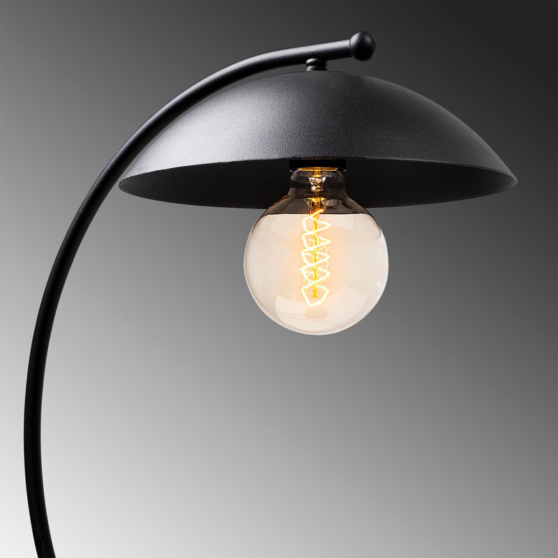 Lampe de table en métal Pattaya, Noir