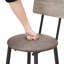Ensemble de table de bar avec 4 tabourets de bar Siège souple avec dossier
