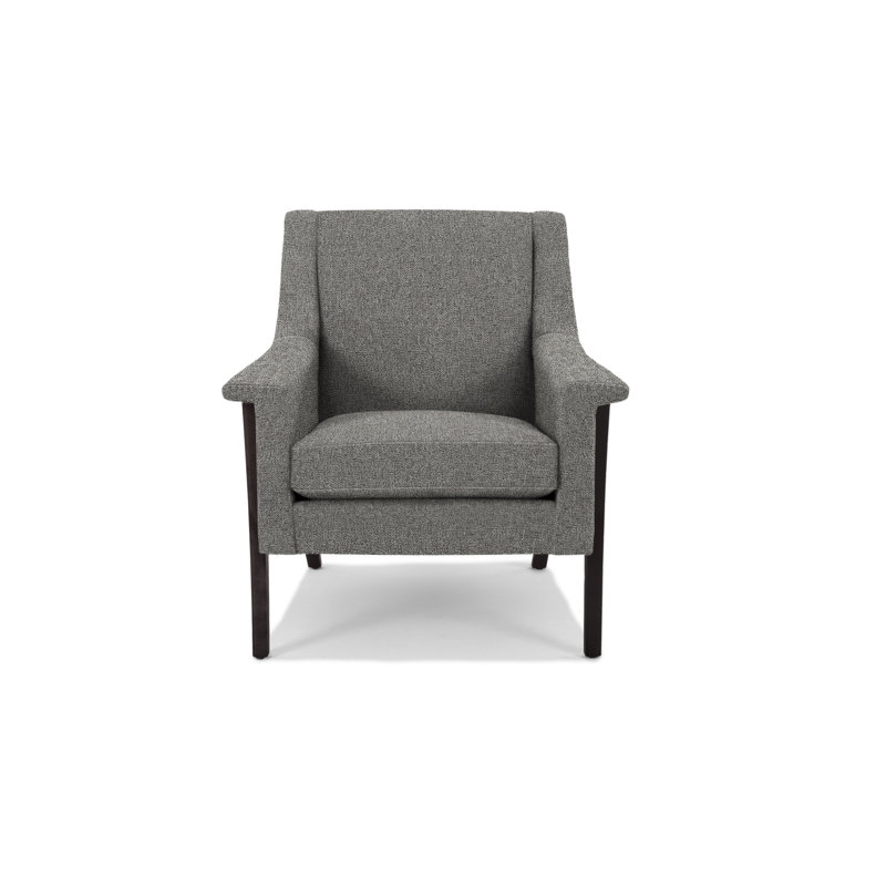 Fauteuil Arlo, Wengé, Polyester acier