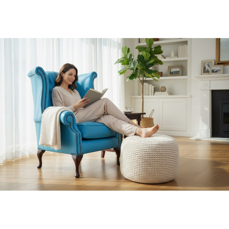 Upholstered Wingback Chair