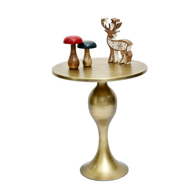 Table d'appoint sculpturale à piédestal