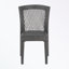 Ensemble de 2 chaises en rotin avec quatre pieds robustes-19984119