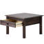 Solid Wood Four Leg Coffee Table with Storage-398203426