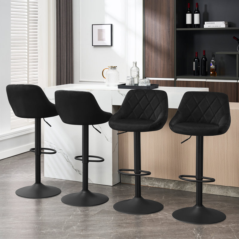 Swivel Yes Bar Stool with Steel Frame
