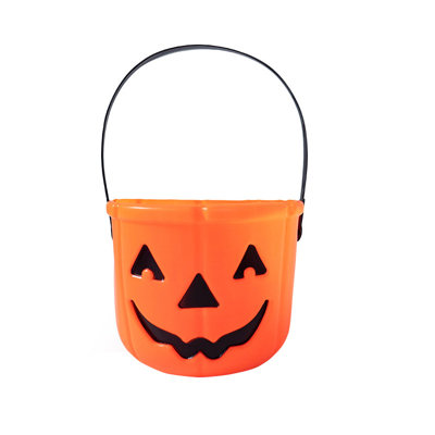  Halloween Pumpkin Bucket 1Pc Small Plastic Pumpkin Bucket for Kids Pumpkin Bucket Pumpkin Pail Halloween Candy Bucket Halloween Pumpkin Basket