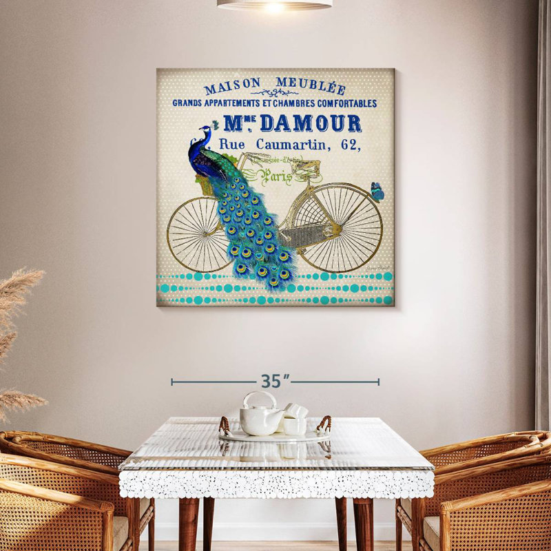 Crowle Peacock On Bicycle II