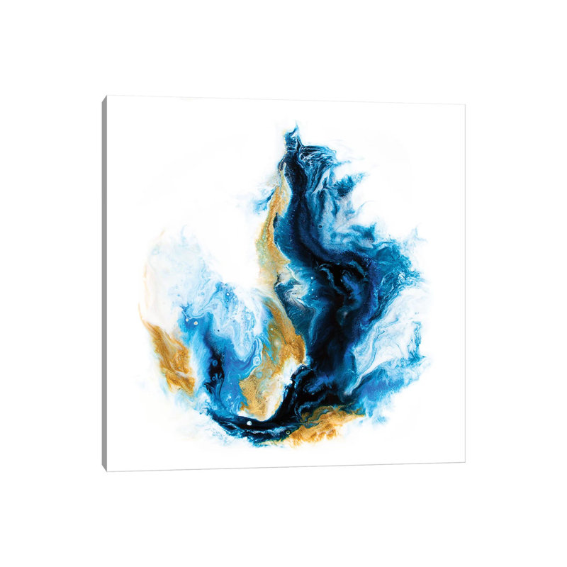 Crashing Sea - Print on Canvas, Wrapped Canvas, 30.48 cm H x 30.48 cm W