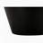 Table Lamp - 17"H, Black Ceramic Material