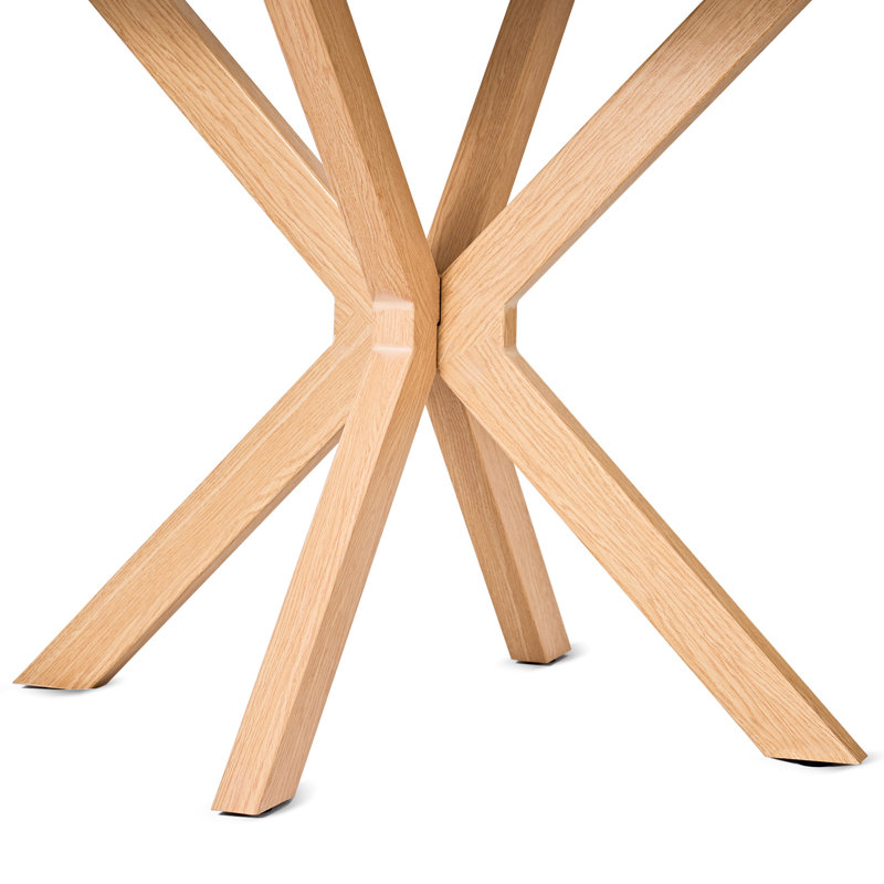 Breshia 40" Round Dining Room Table, Natural