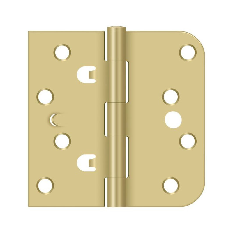 Steel Butt Bearing Hinge, Satin Brass