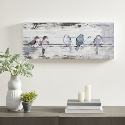 Panneau de planche de bois, peint à la main en gris et blanc, l 30 po x H 12 po x P 1,5 po, délice rustique, décor de la création de Summers