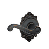 Flair Lever with Brookshire Trim Hall and Closet Lock