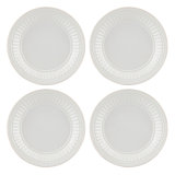French Perle Groove Dessert Plates