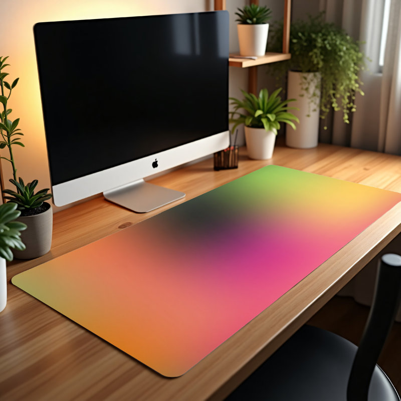 Polyester Desk Pad, 23.6x13.8