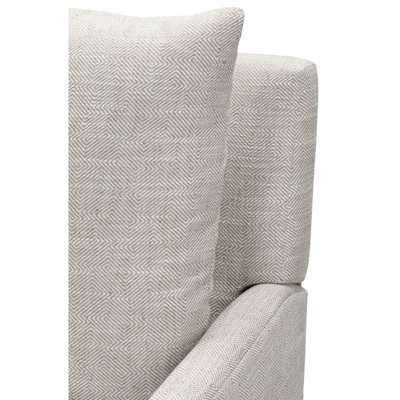 Fauteuil inclinable électrique pivotant Lilah, Polyester brun