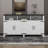 Modern 4-Door Sideboard Buffet With Adjustable Shelves And Half-Open Storage Cabinet-192965011