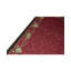 Wool Floral Area Rug in Red