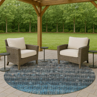 Machine Washable Indoor/Outdoor Chantille ACN2316 Stripes Rug