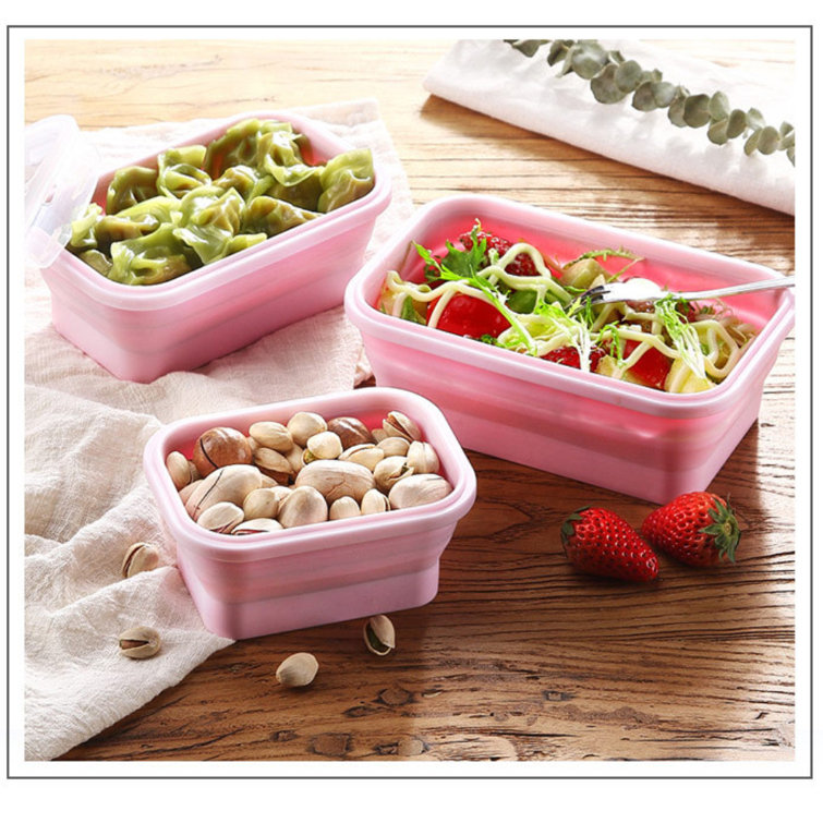 Brenyn 15 Container Food Storage Set Prep & Savour Color: Clear/Pink
