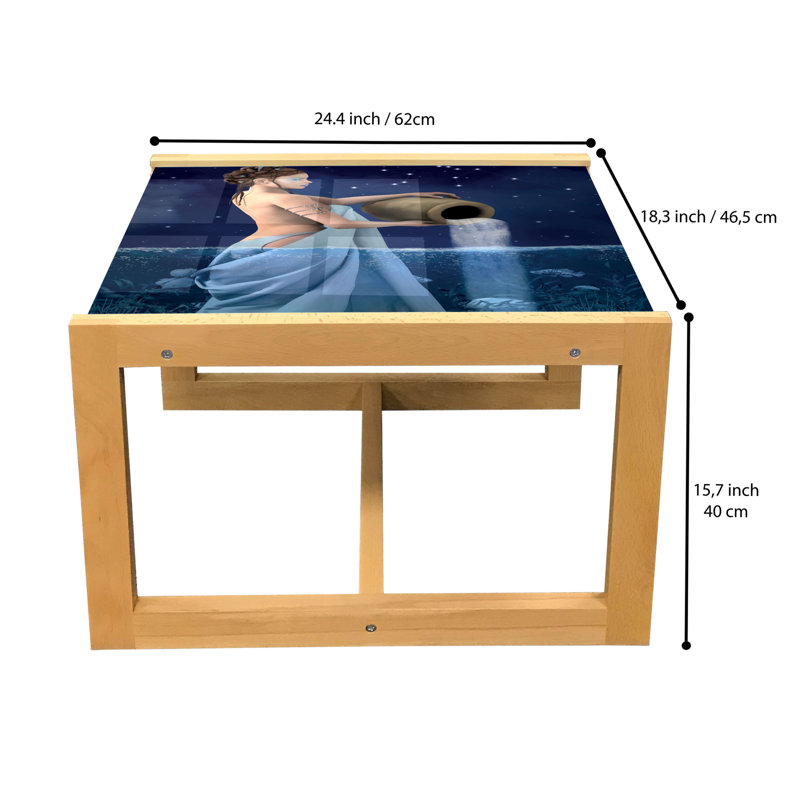 Jaal Sled Coffee Table, 62cm H x 46cm W x 40cm D
