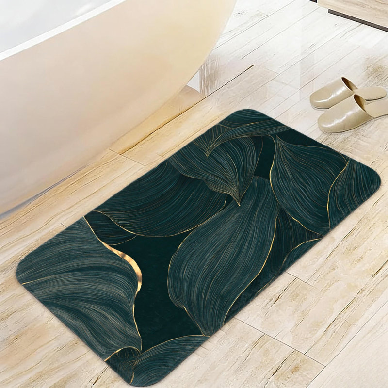 Tapis pour salle de bain Teal