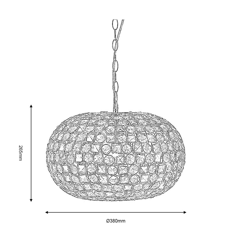 Emilee 1 - Light Sphere Pendant