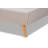 Milazzo mid-century modern Upholstered Platform, King Bed, Beige 41.5'' H X 88'' L X 85'' W-1877190166-1877190153