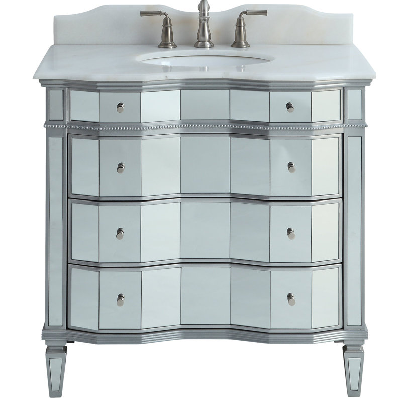 Ensemble de meuble-lavabo de salle de bain simple 36 po Fink