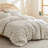 Bedsure Tufted Boho King Comforter Set – 3-Piece Light Pink Shabby Bedding，Farmhouse Jacquard Bed Set with Embroidery, All-Season Softness for Cozy Bedrooms & Boho-Chic Gifts-105490878-105490890