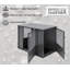 Cage pour chien durable avec placement de porte flexible-538249878-538249963