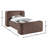 Modena Jadeth Chenille Fabric Bed-538958236-538958238