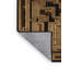 Tapis noir Art Deco lavable à la machine-560466081
