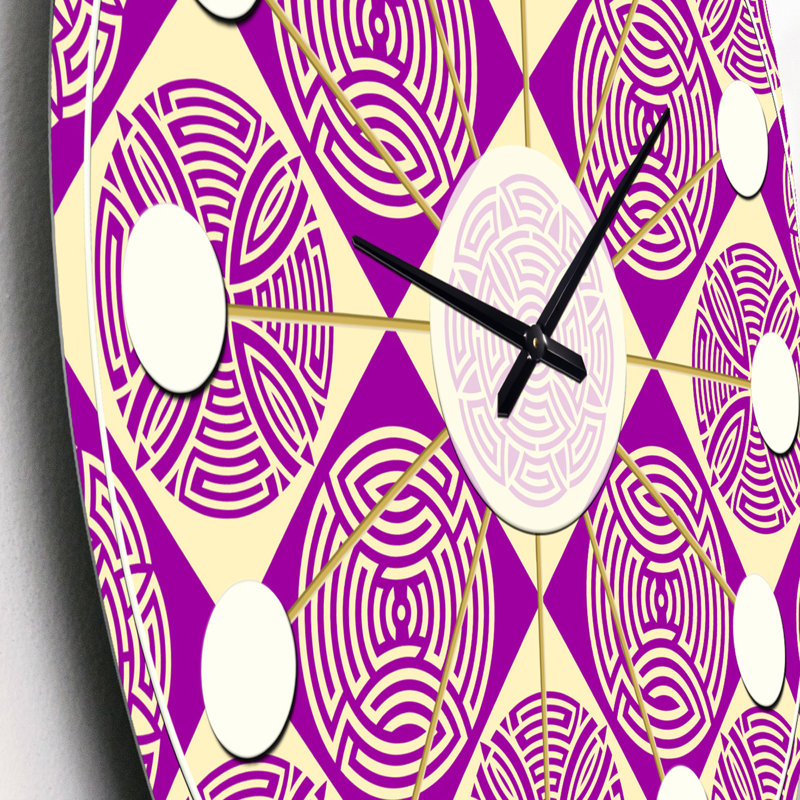 Horloge murale rétro Mid-Century, Petit