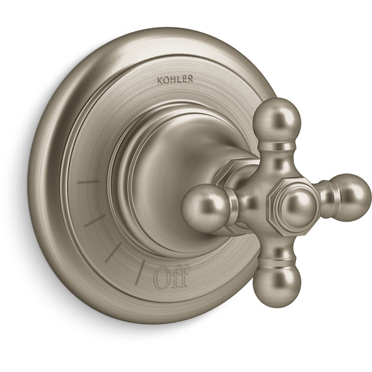Kohler Artifacts Volume Control Valve Trim with Cross Handle