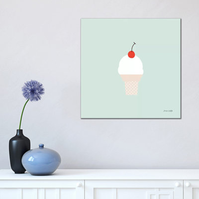 Ice Cream Cone II by Ann Kelle - Wrapped Canvas Gallery-Wrapped Canvas Giclée