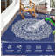 Tapis d'extérieur imperméable et réversible pour l'extérieur