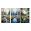 «Birch Woods Serenity Falls», 3 pièces-1279507962-1279507965