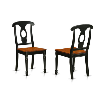 7 Piece Modern Dining Table Set Consist of an Oval Wooden Table with Butterfly Leaf and 6 Kitchen Dining Chairs, 42x60 Inch, Black & Cherry