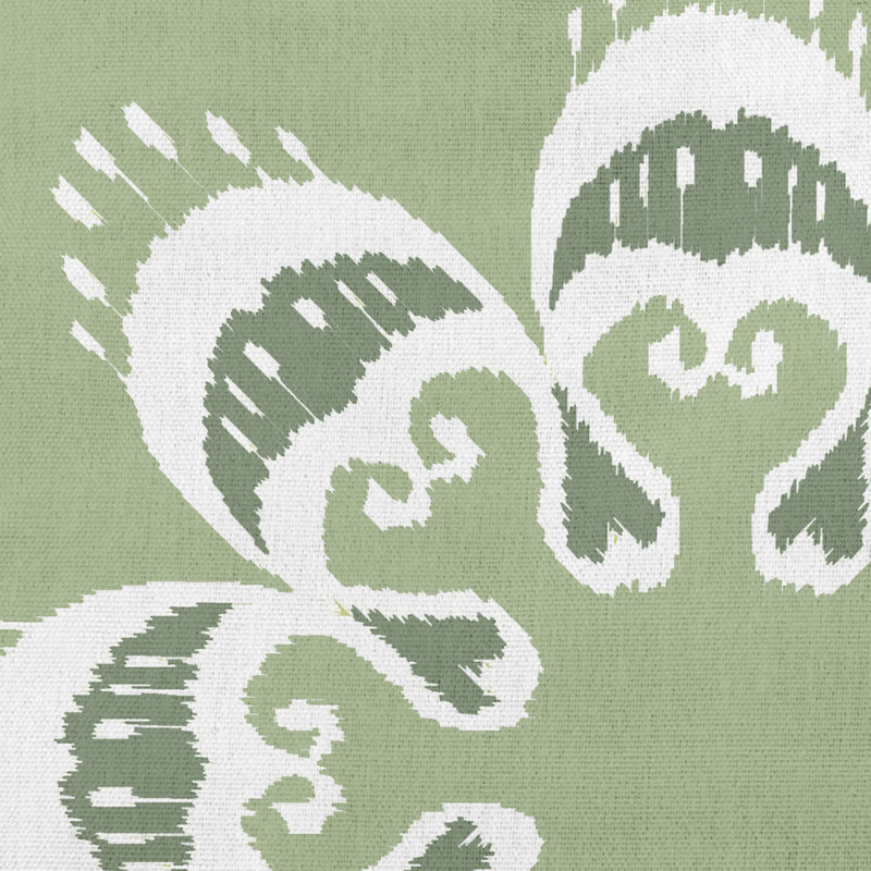 Floral Reversible Throw Pillow, Sage Green